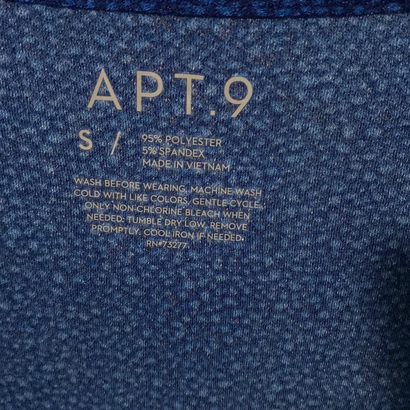 Apt 9 Blue Polka Dot Wrap Around Dress w/ Belt NWT - Picture 4 of 7